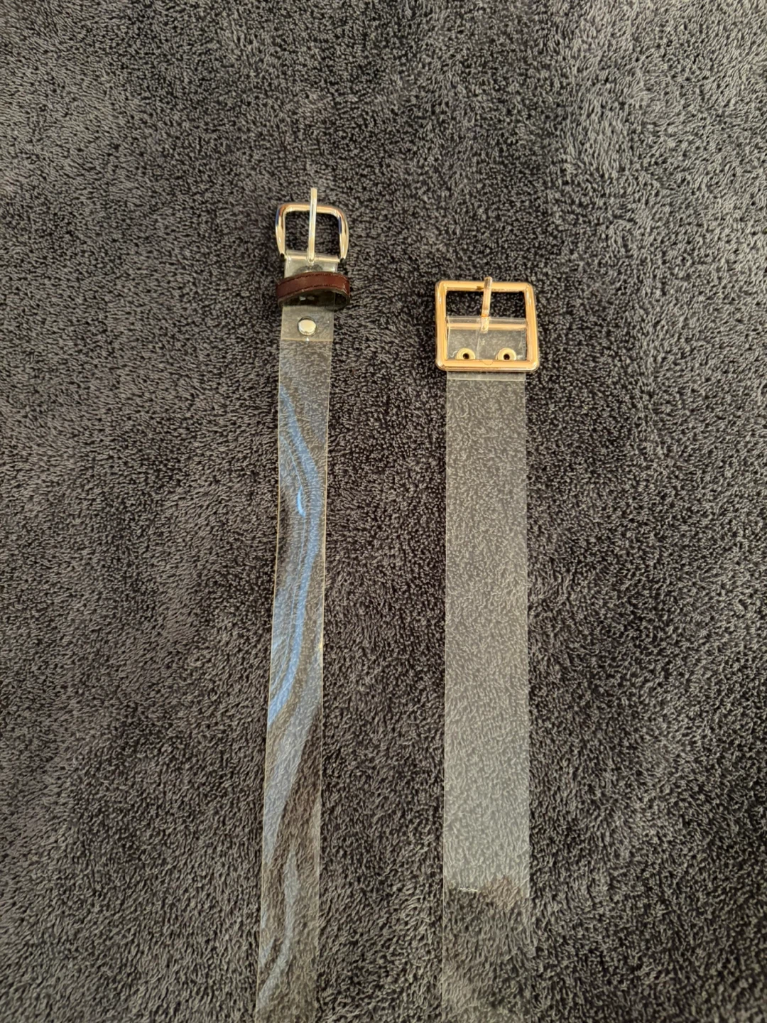 New! Transparent Belts with Silver and Gold Buckles - photo 5