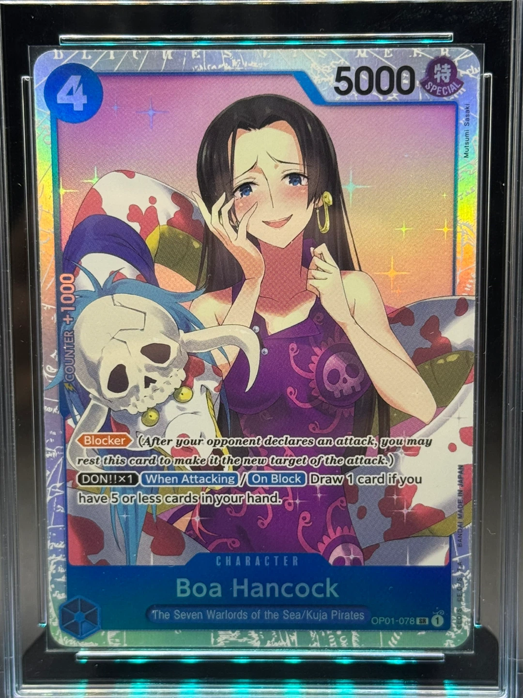 DMD BL One Piece Boa Hancock OP01-078 R