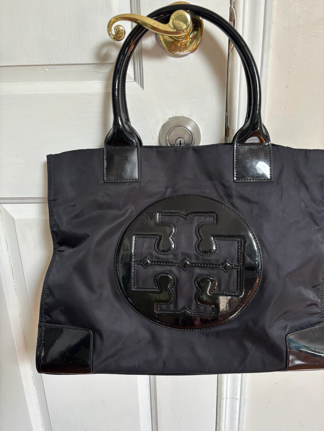 Tory Burch Black Nylon Tote Bag - photo 3