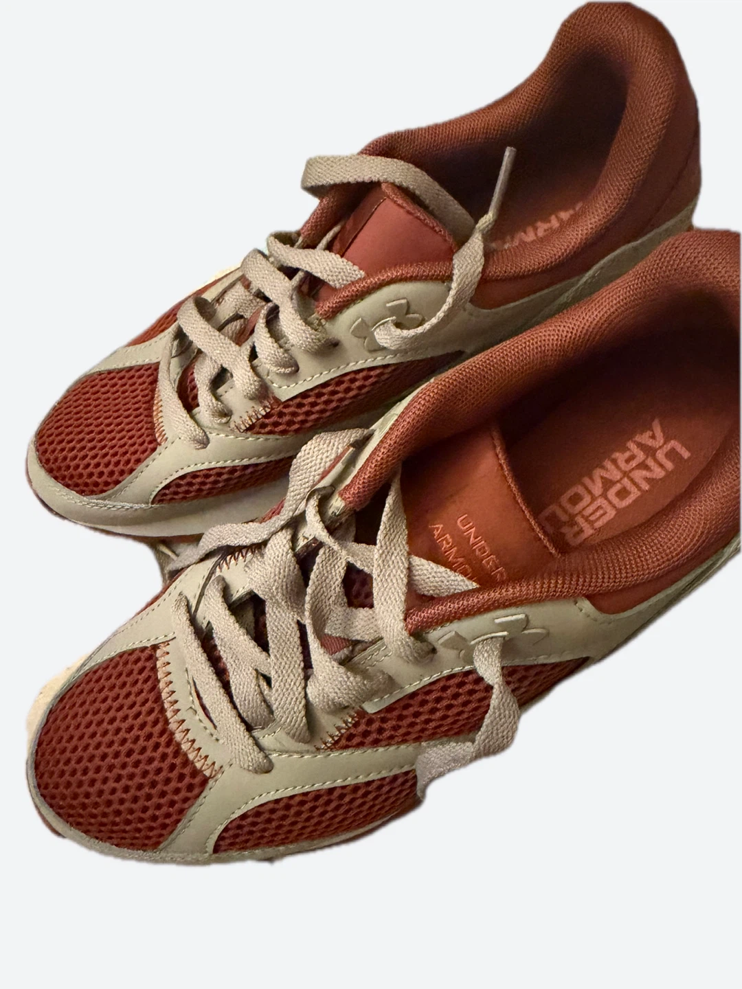 Under Armour Running Shoes - Red & Tan