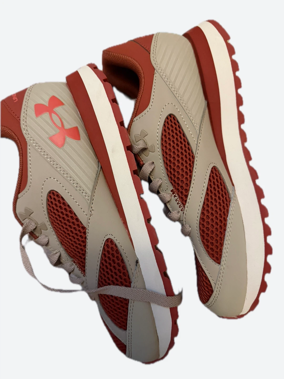 Under Armour Running Shoes - Red & Tan - photo 3