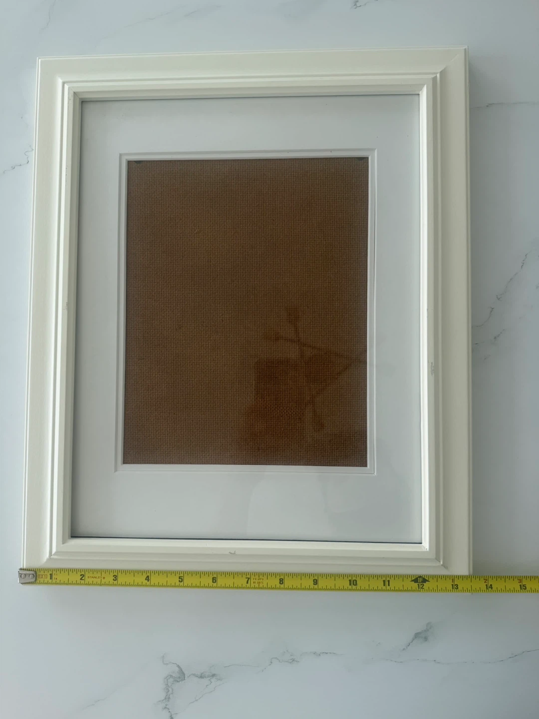 Set of 4 White Matted Photo Frames - photo 2