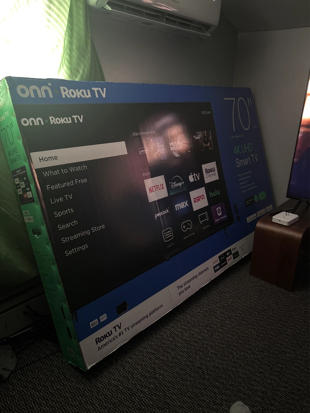 Onn 70" 4K UHD Roku Smart TV - photo 3