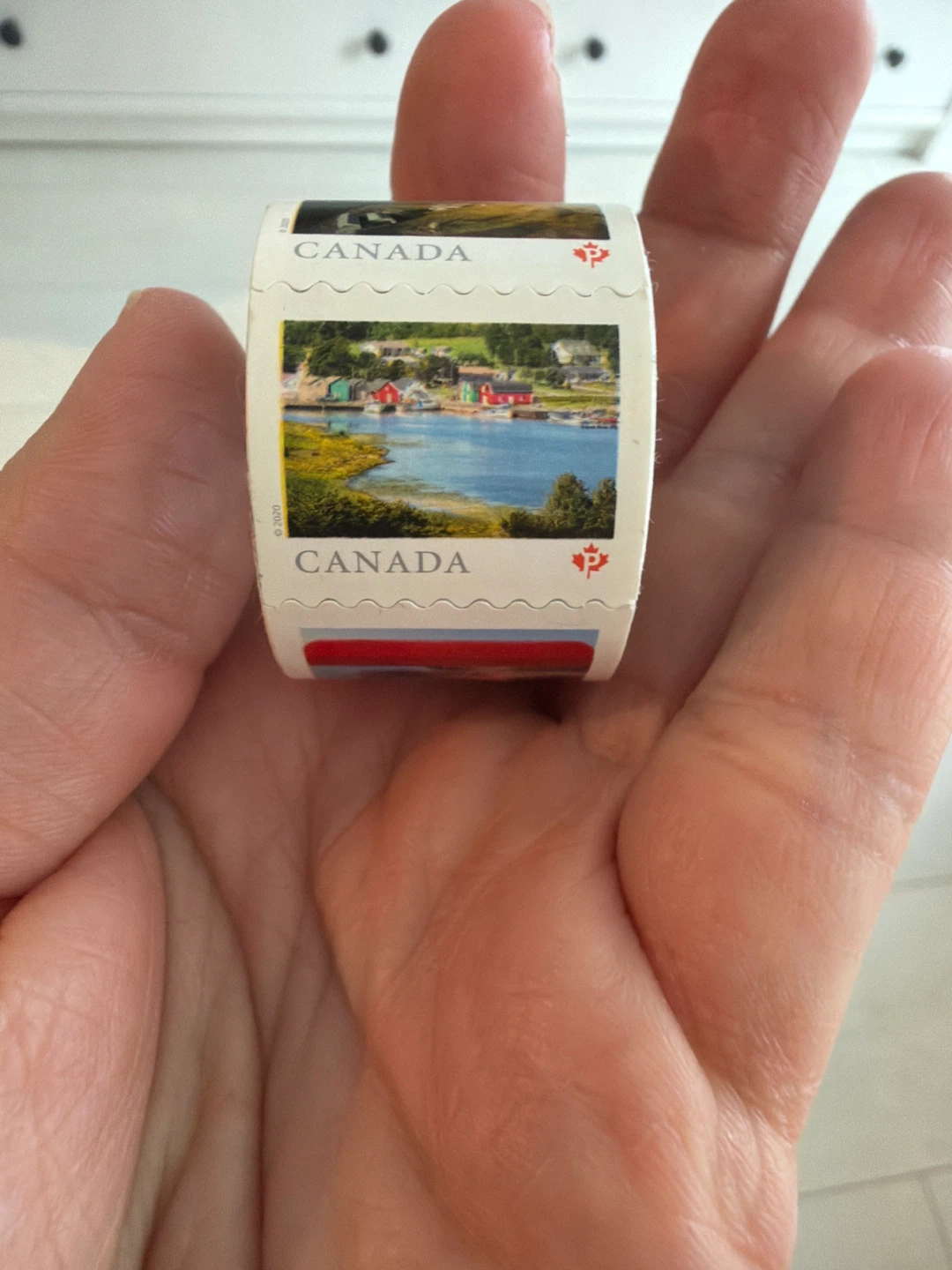 Canada Stamps - Coastal Village Scenery