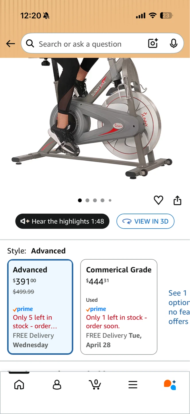Sunny Health & Fitness Pro Indoor Cycling Bike