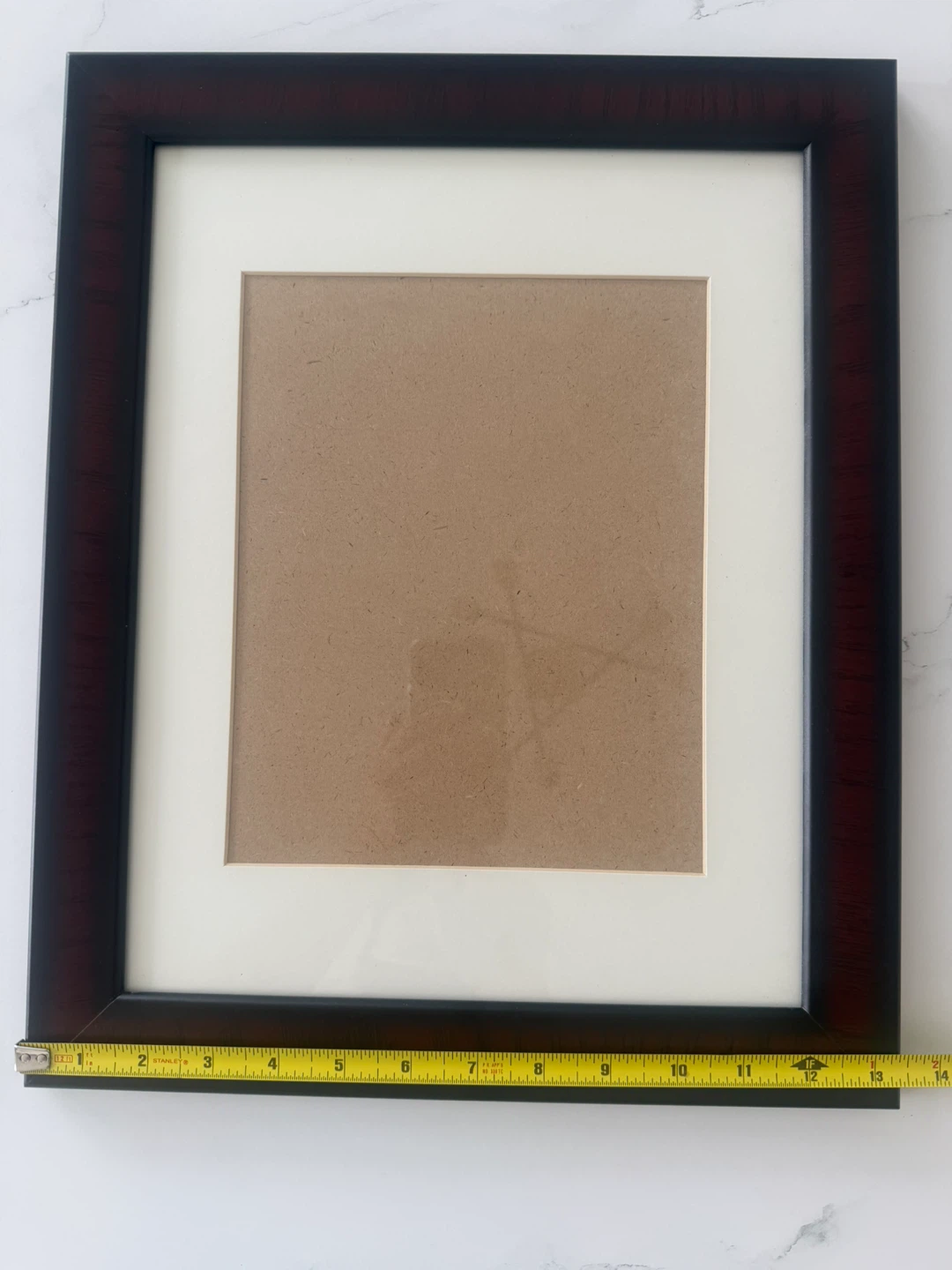 Picture Frame - Dark Wood Finish with Mat - photo 2