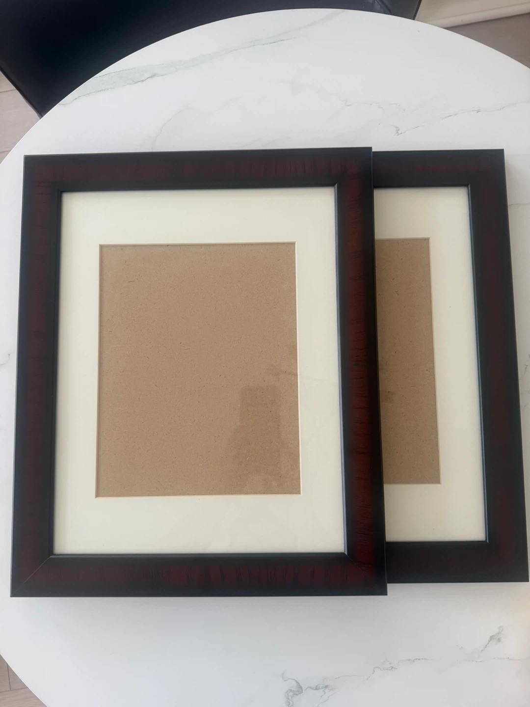 Picture Frame - Dark Wood Finish with Mat - photo 3
