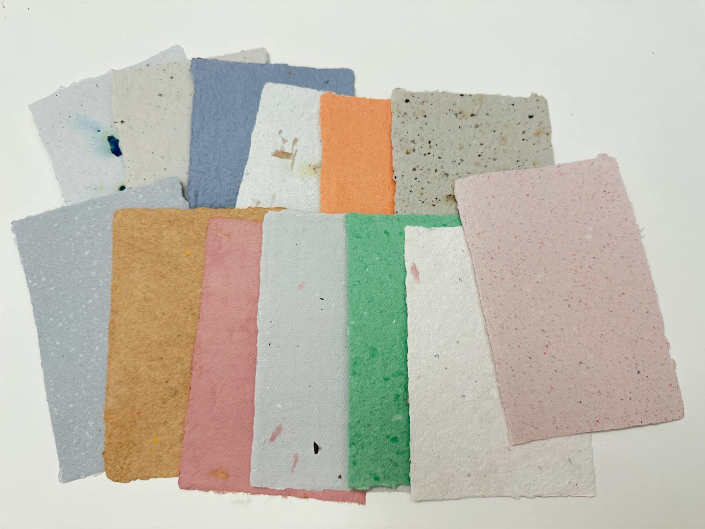 Assorted Handmade Colour Paper Sheets