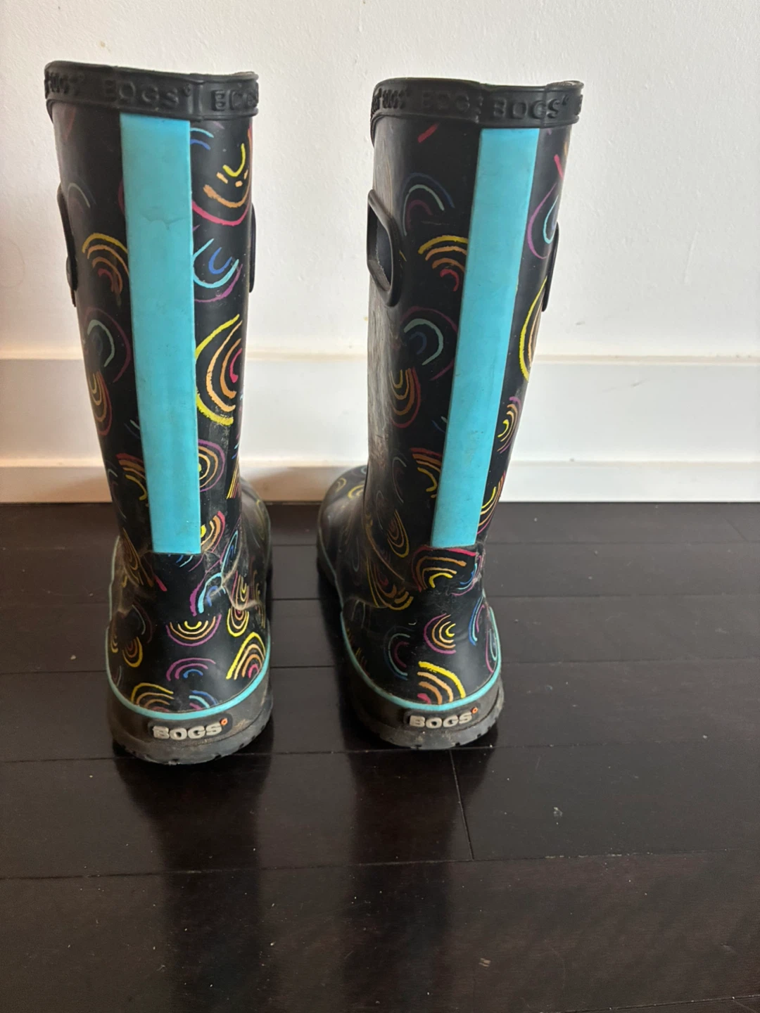 Bogs Rainbow Rain Boots - Child / Youth Size 3 - photo 4