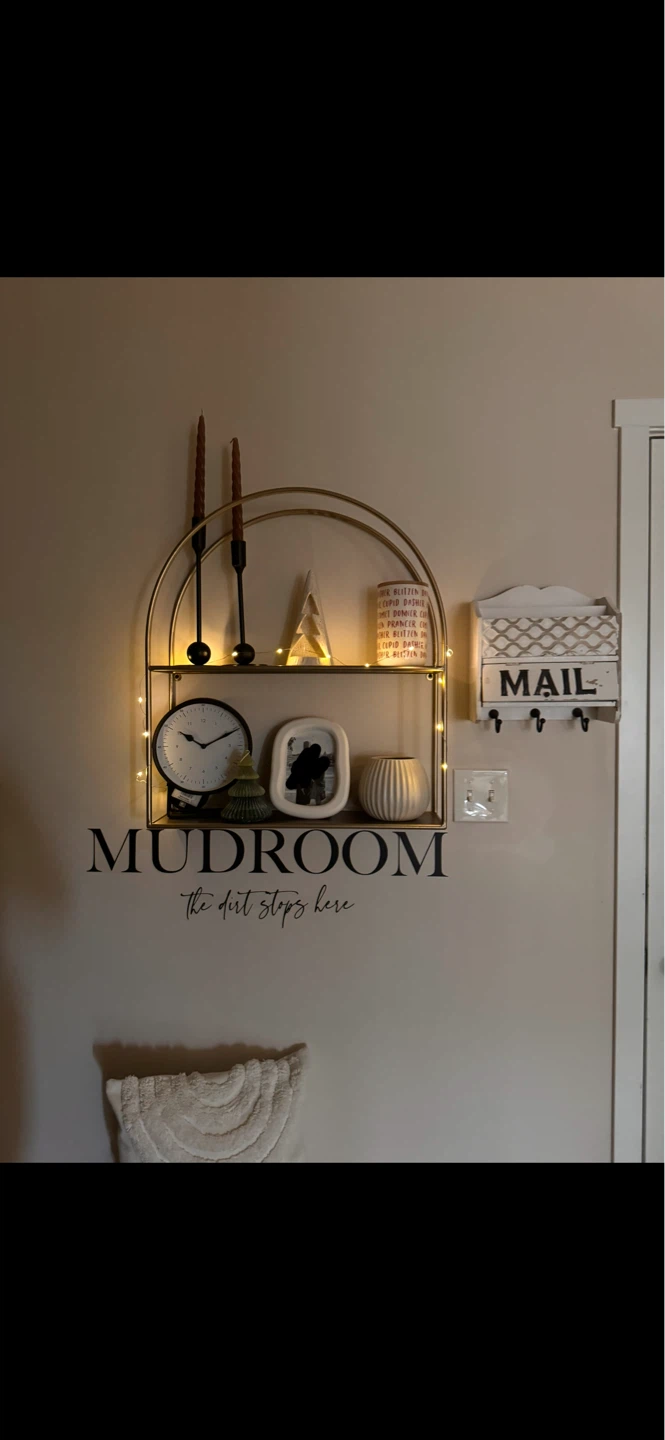 Gold Arch Shelf
