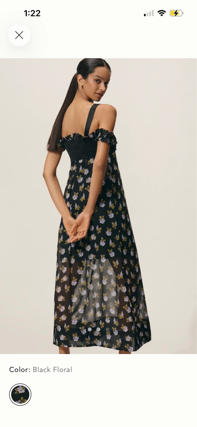 BNWT Anthropologie Maeve Square Neck Midi Dress XXS(xs) & S