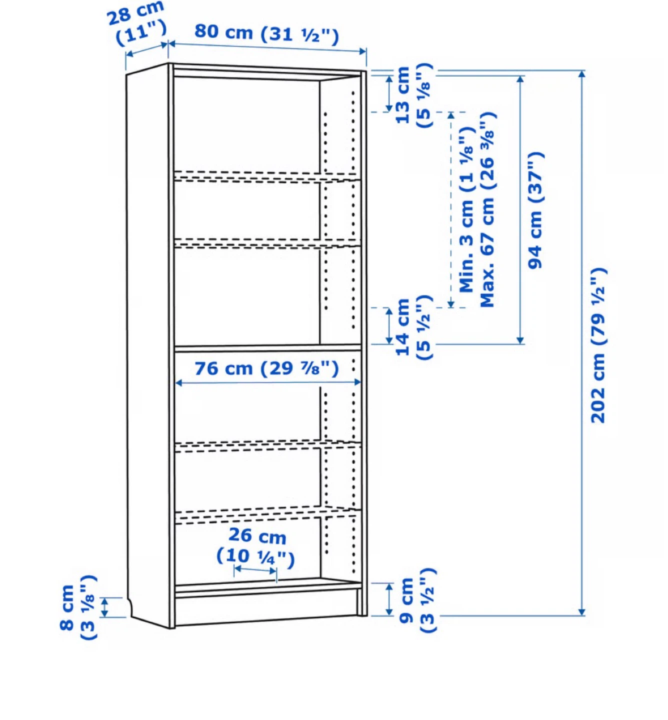 Ikea shelf/bookshelf - White - photo 2
