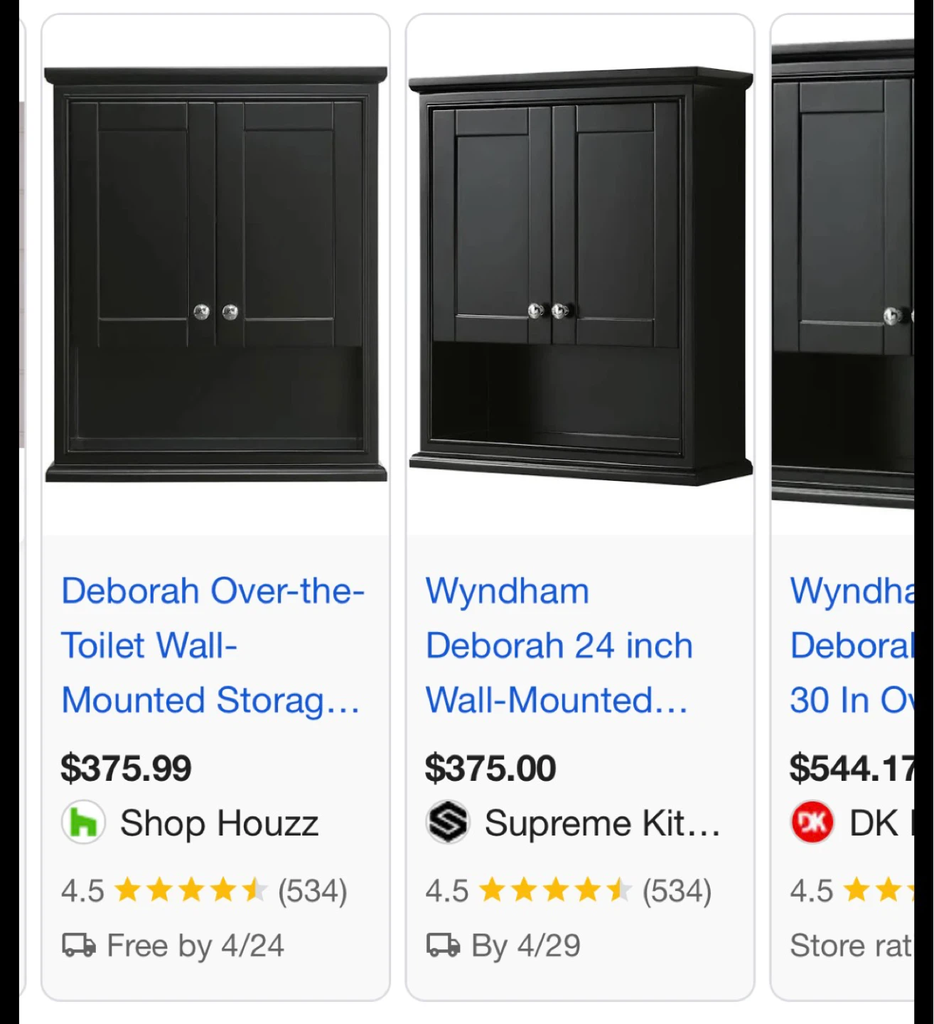 Espresso Wall Cabinet 27"x11"x26" - photo 5