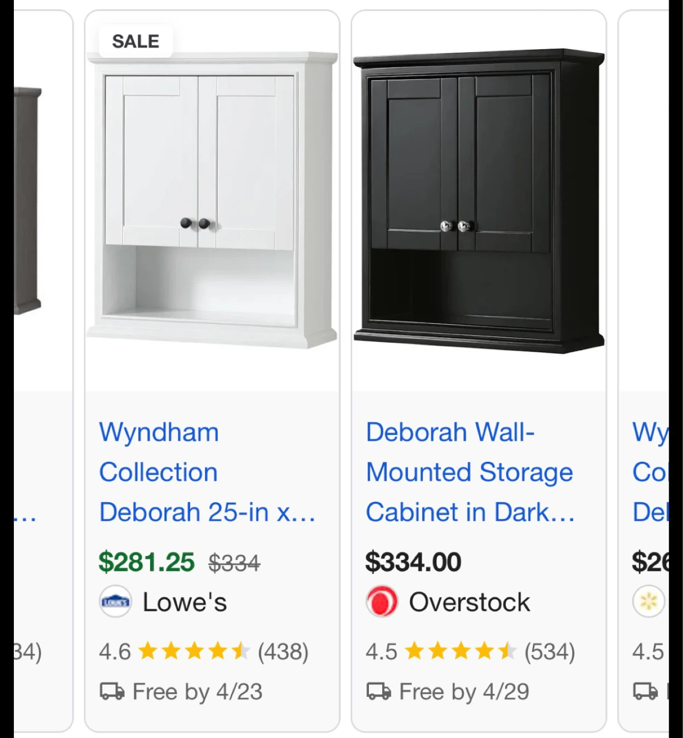 Espresso Wall Cabinet 27"x11"x26" - photo 4