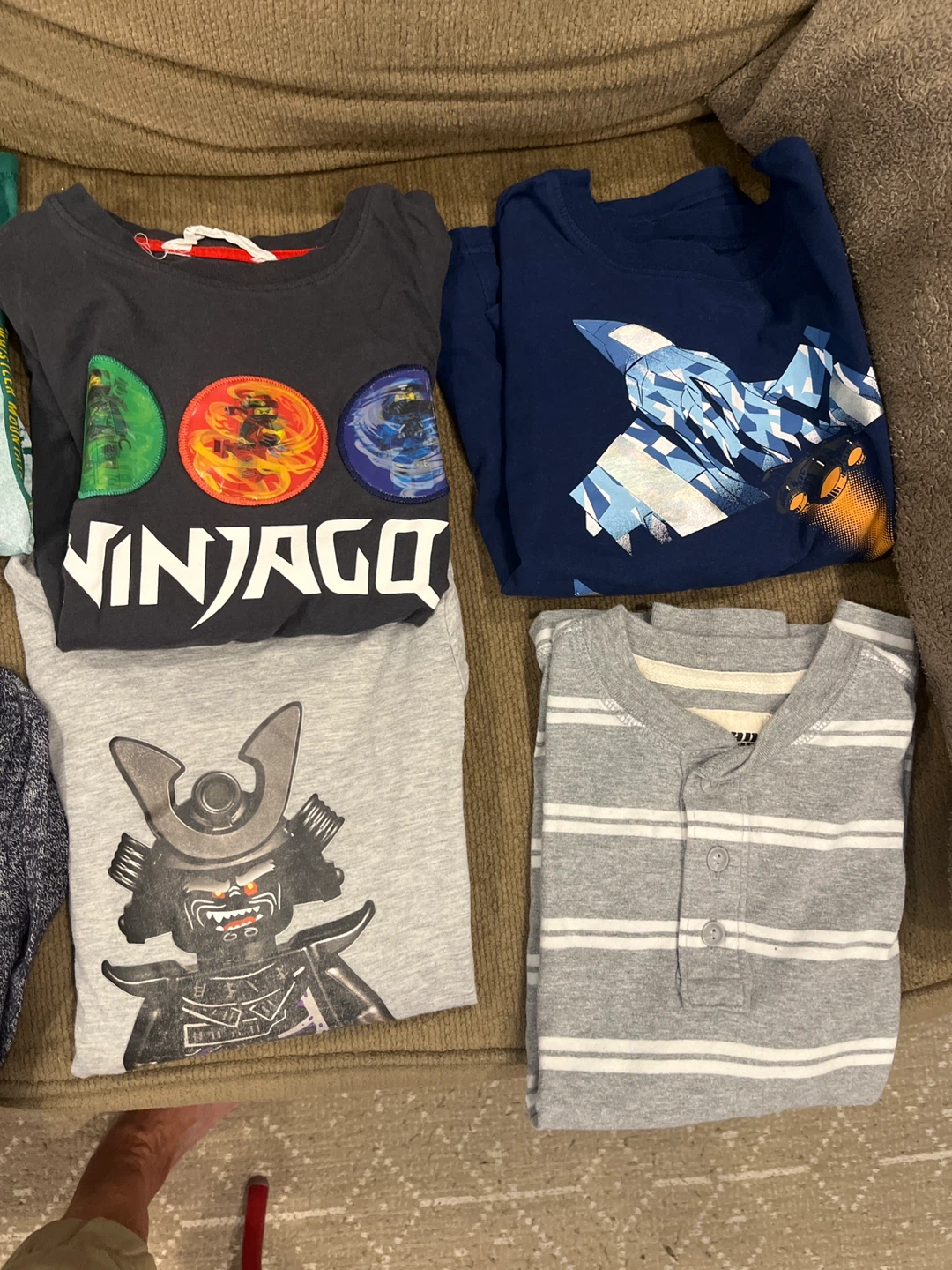 boys bundle 8Kids' long sleeve T-shirts (Ninjago & Abercrombie) - photo 3