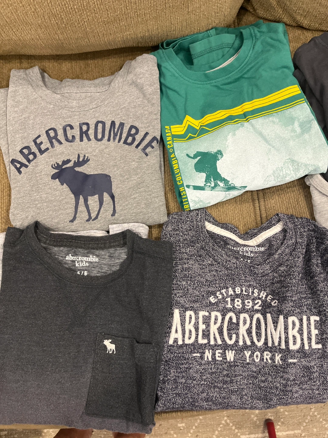 boys bundle 8Kids' long sleeve T-shirts (Ninjago & Abercrombie) - photo 2