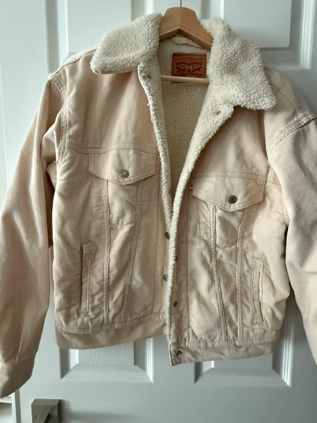 Levi's Sherpa Lined Corduroy Trucker Jacket