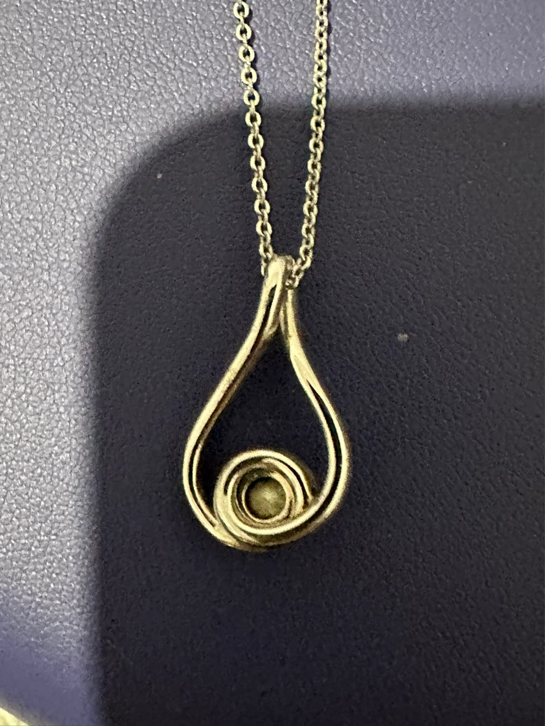 Teardrop Pendant Necklace and Matching Earrings Set - photo 4