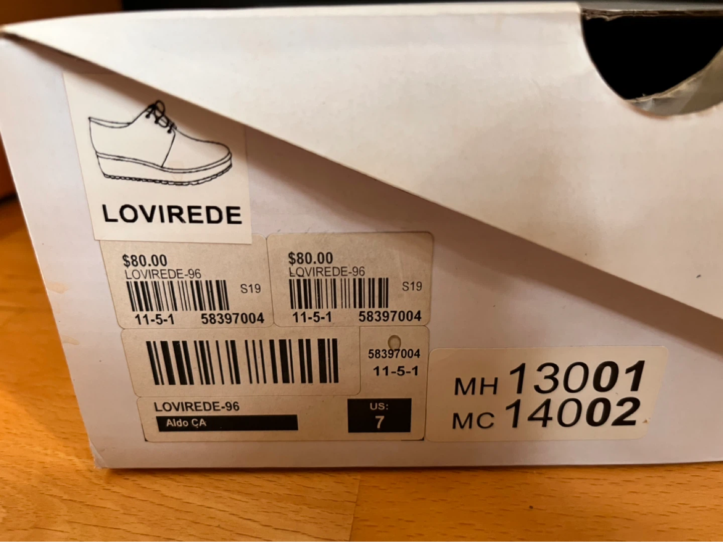 NEW Size 7 ALDO Women's Black LOVIREDE Oxfords - photo 2