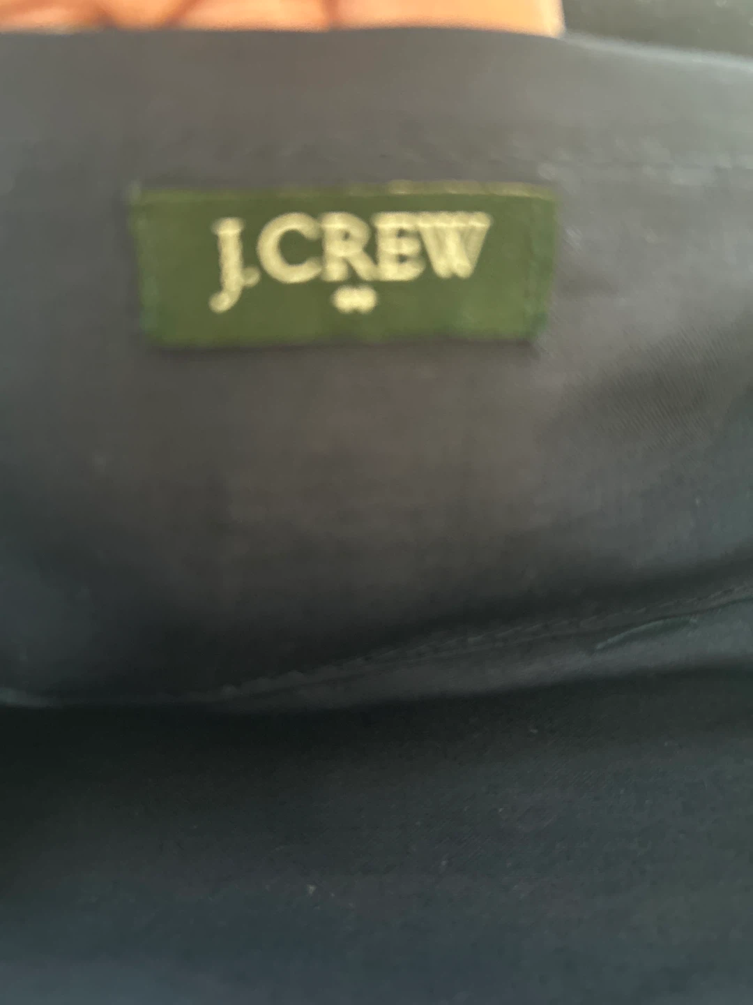 J. Crew Woven Clutch Purse Navy/Tan - photo 5