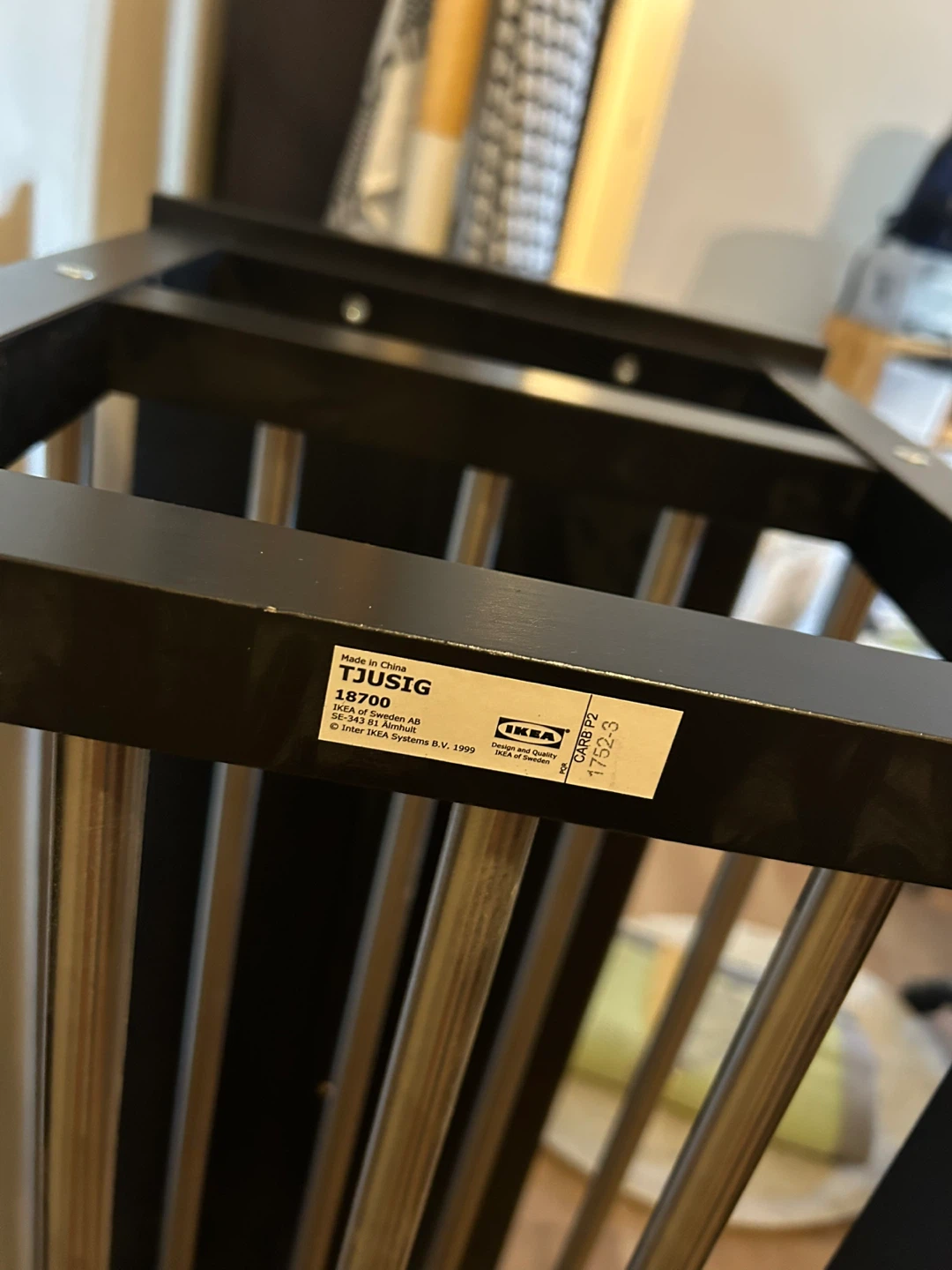 IKEA TJUSIG Shoe Rack Bench - photo 3
