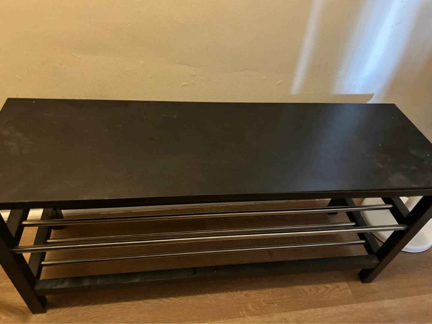 IKEA TJUSIG Shoe Rack Bench - photo 2