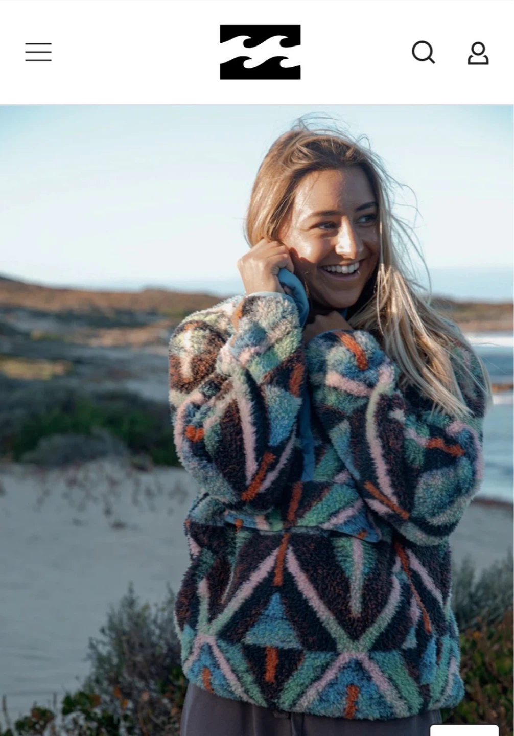 Billabong Switchback Mock Neck Fleece