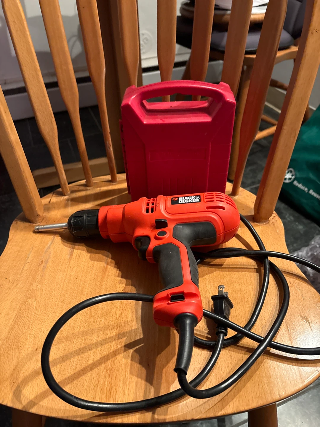 Black & Decker Corded Drill with Case