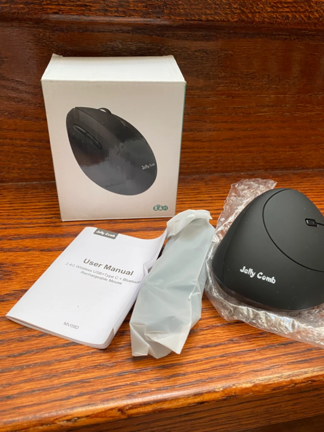 Jelly Comb MV09D Wireless Mouse - Black - photo 2