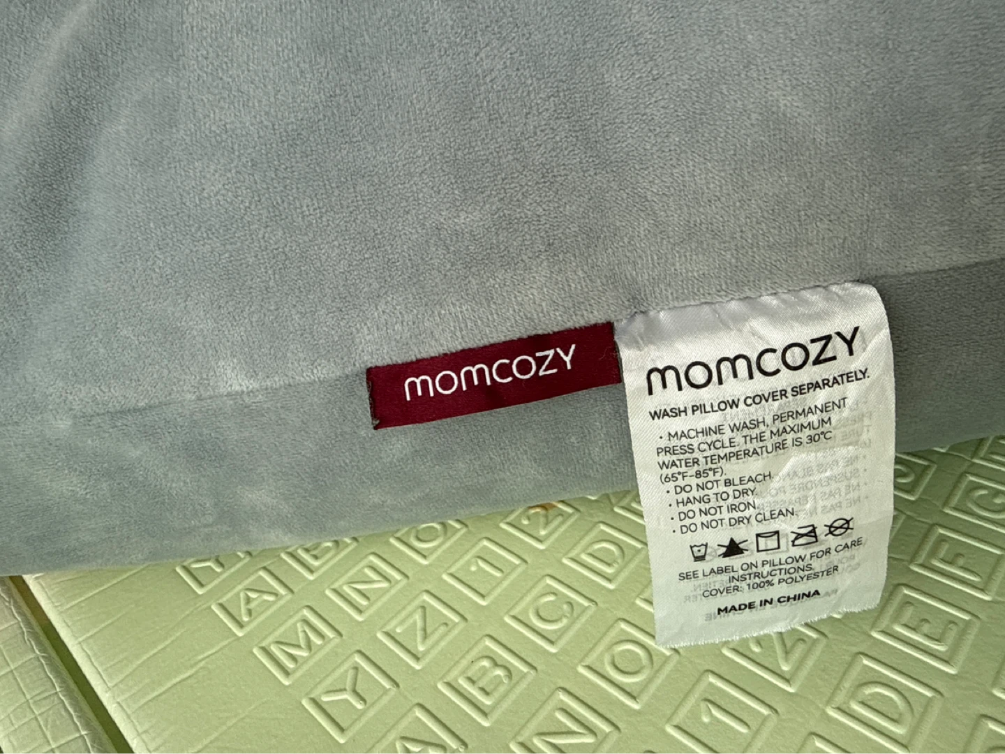 Momcozy Grey U-Shaped Maternity Pillow - photo 2
