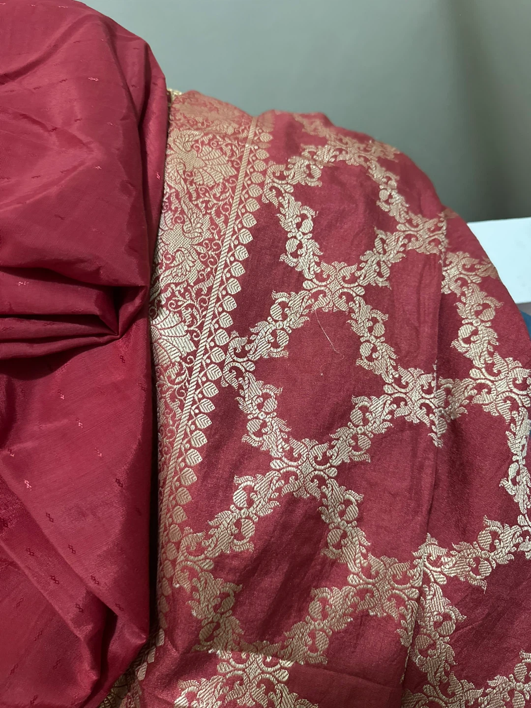 Ruby Embroidered suit with Dupatta Set - Size Xl - photo 5