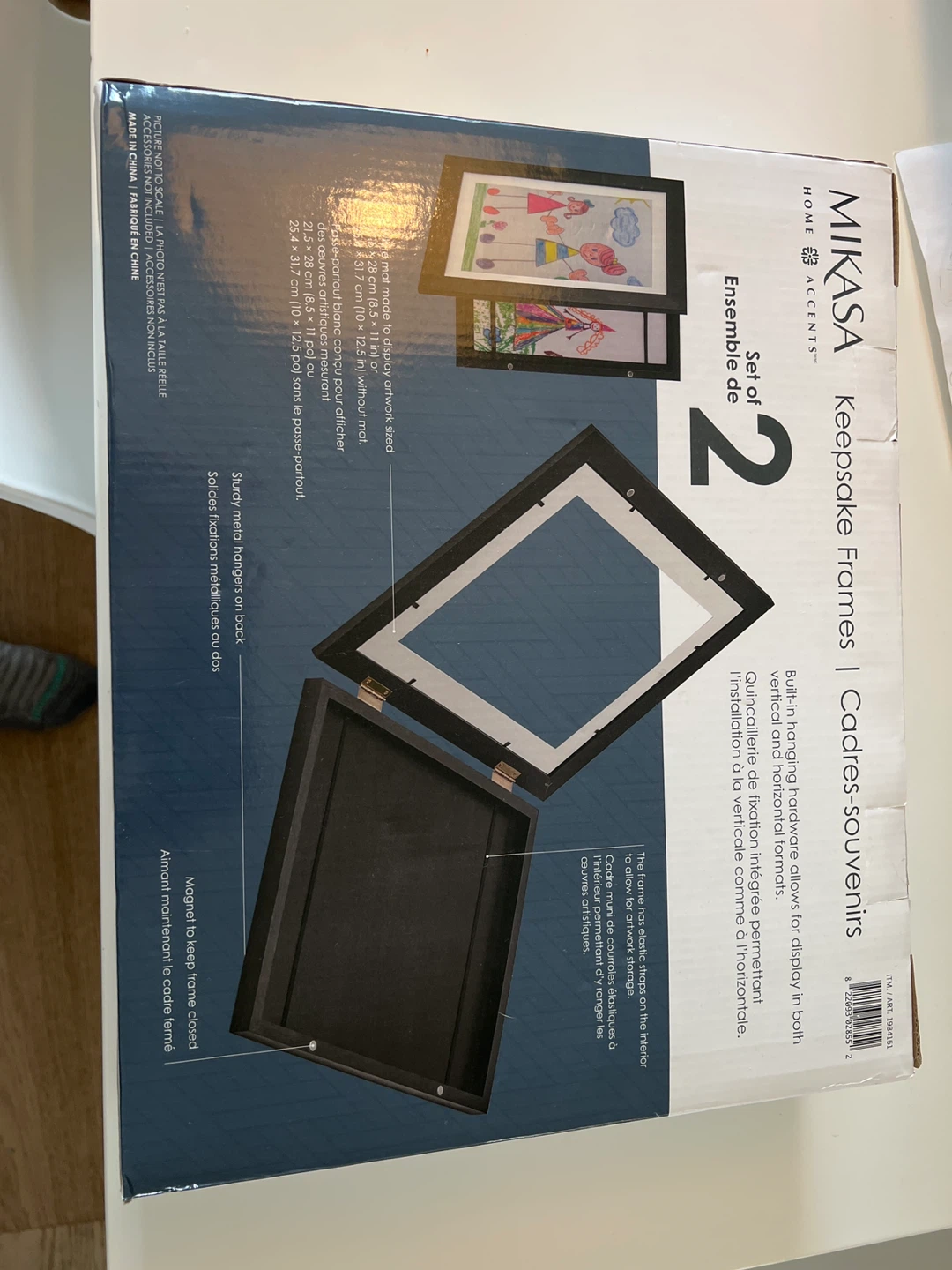 Mikasa Home Accents Set of 2 Keepsake Frames