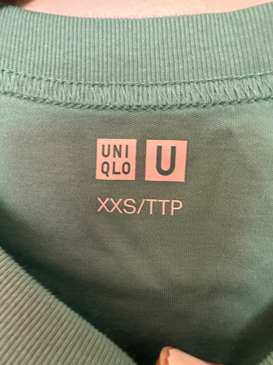 Uniqlo U Crew Neck T-Shirt - Teal XXS - photo 3