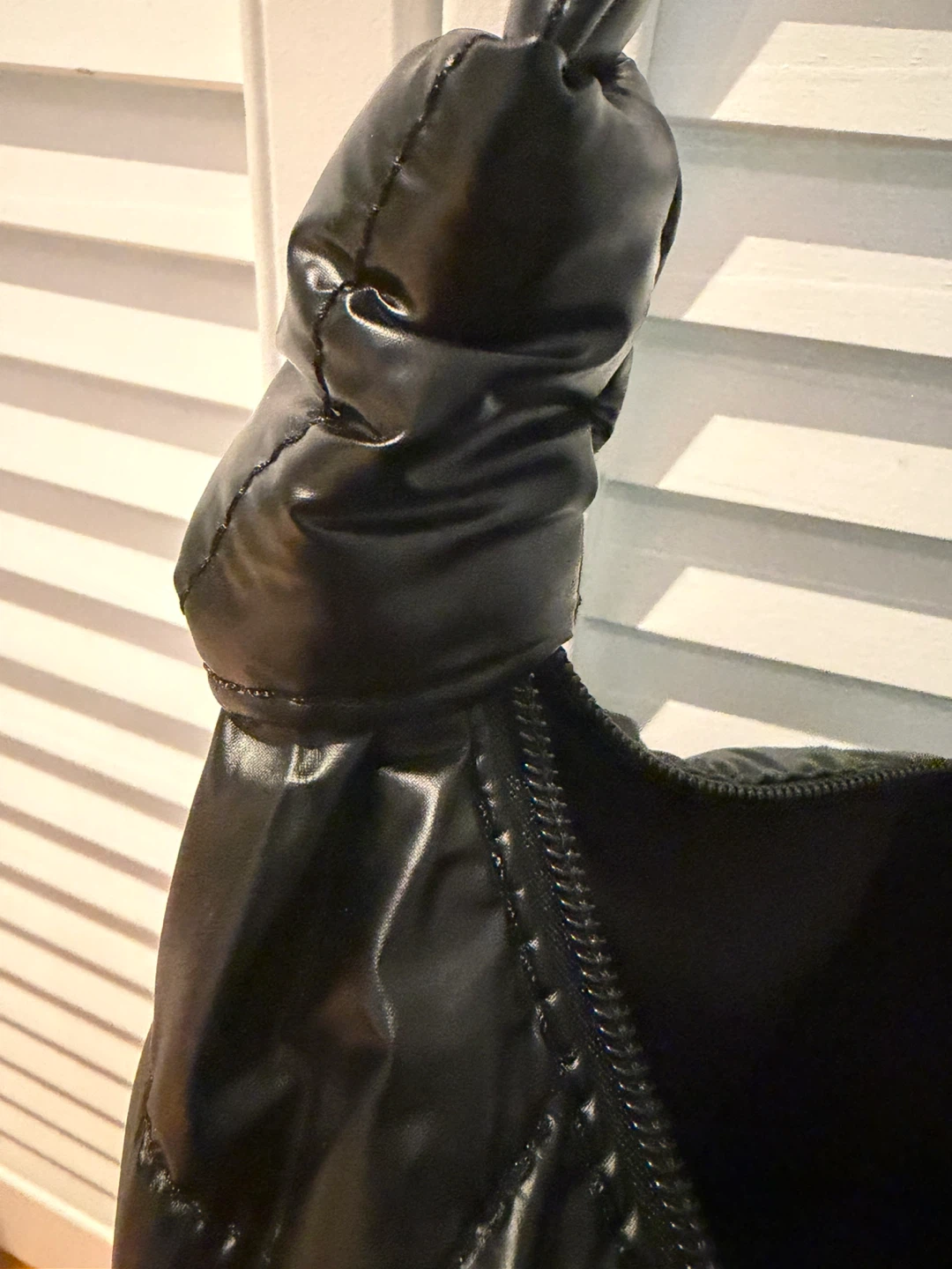 Black Puffer Shoulder Bag - photo 3
