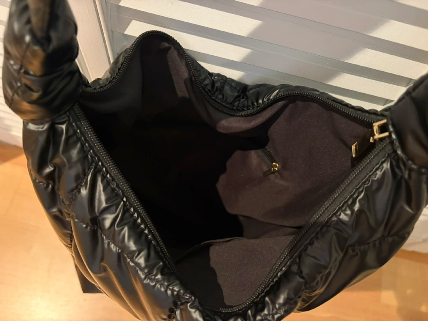 Black Puffer Shoulder Bag - photo 2
