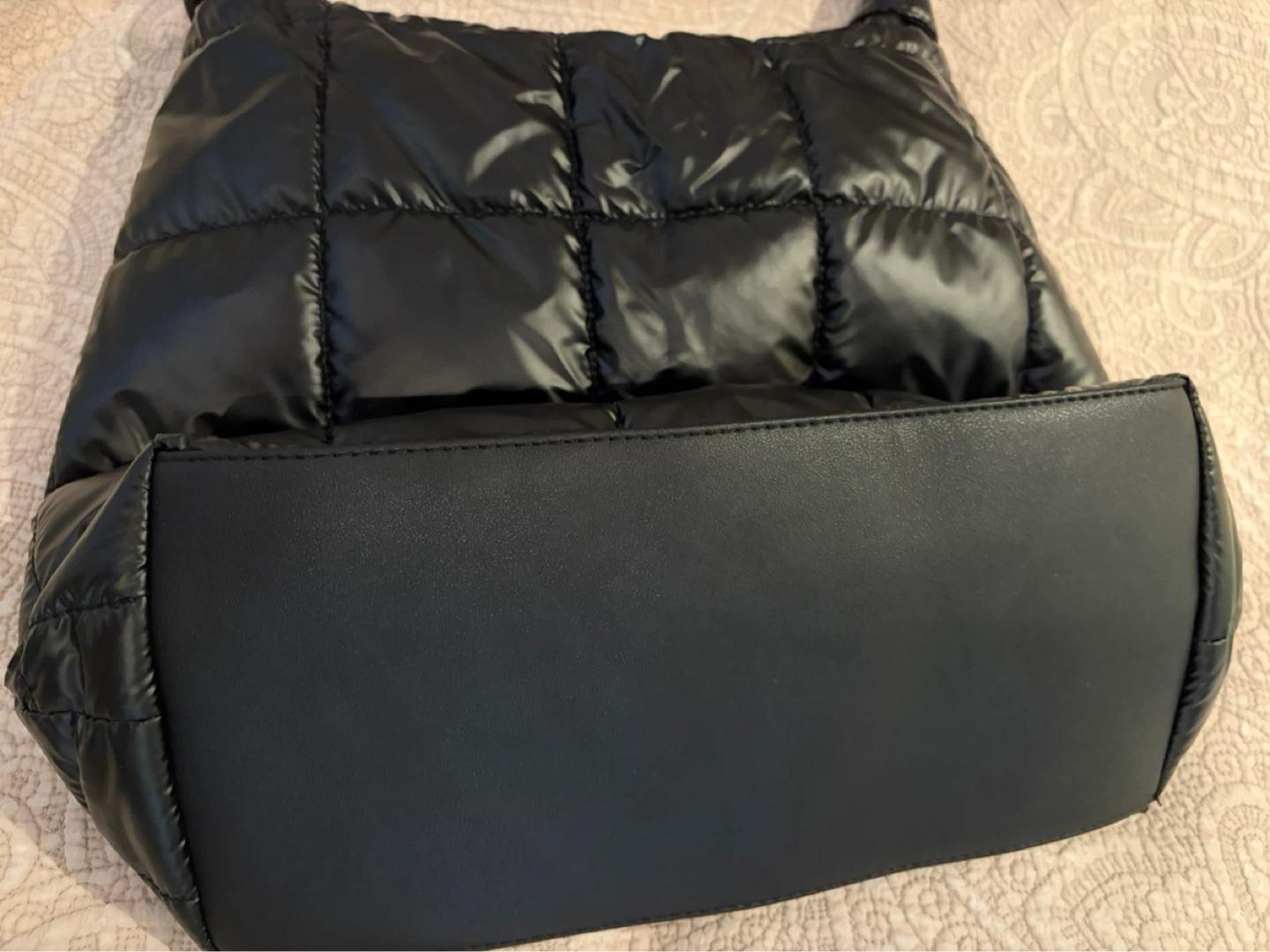 Black Puffer Shoulder Bag - photo 4