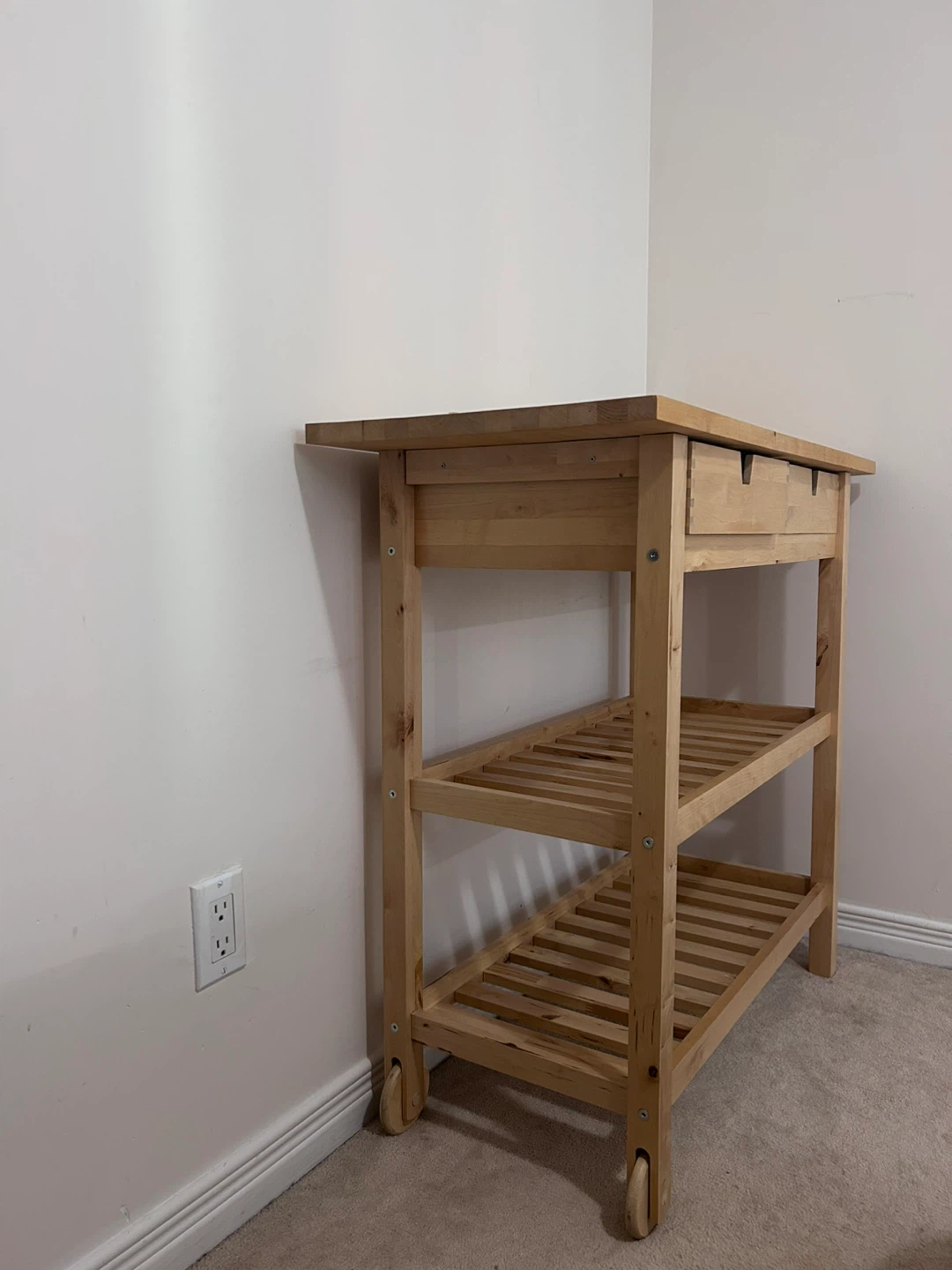 Wooden Cart with 2 Drawers - photo 4