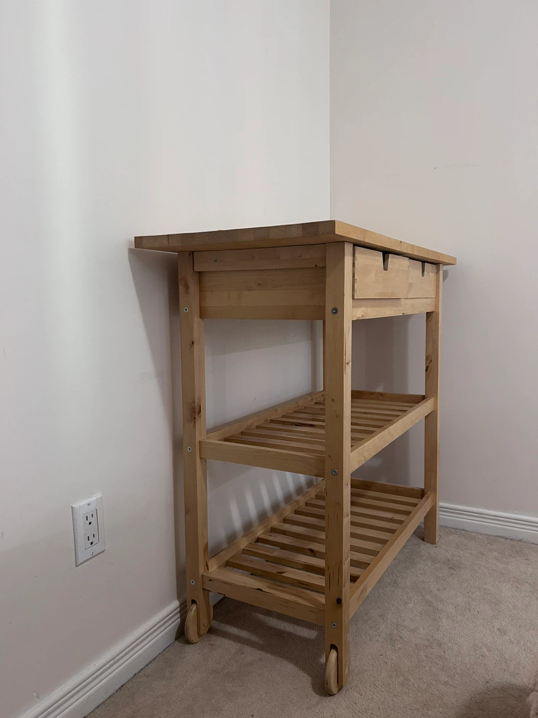 Wooden Cart with 2 Drawers - photo 5