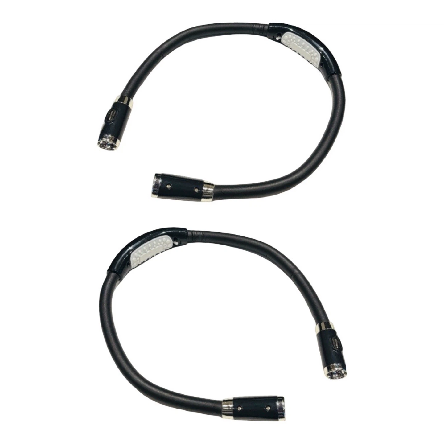 2 Flexible Neck Lights LED Black
