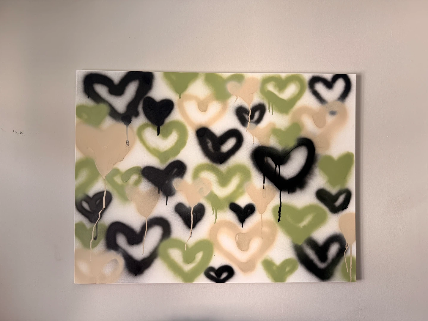 Heart Pattern Canvas Wall Art - photo 3