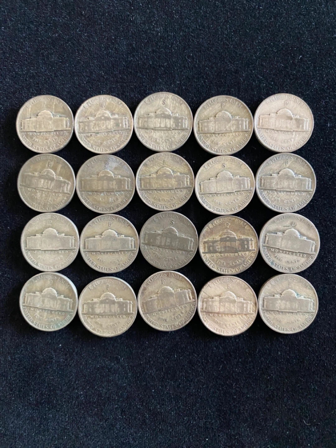 Lot of 20 silver Jefferson Nickels - photo 2