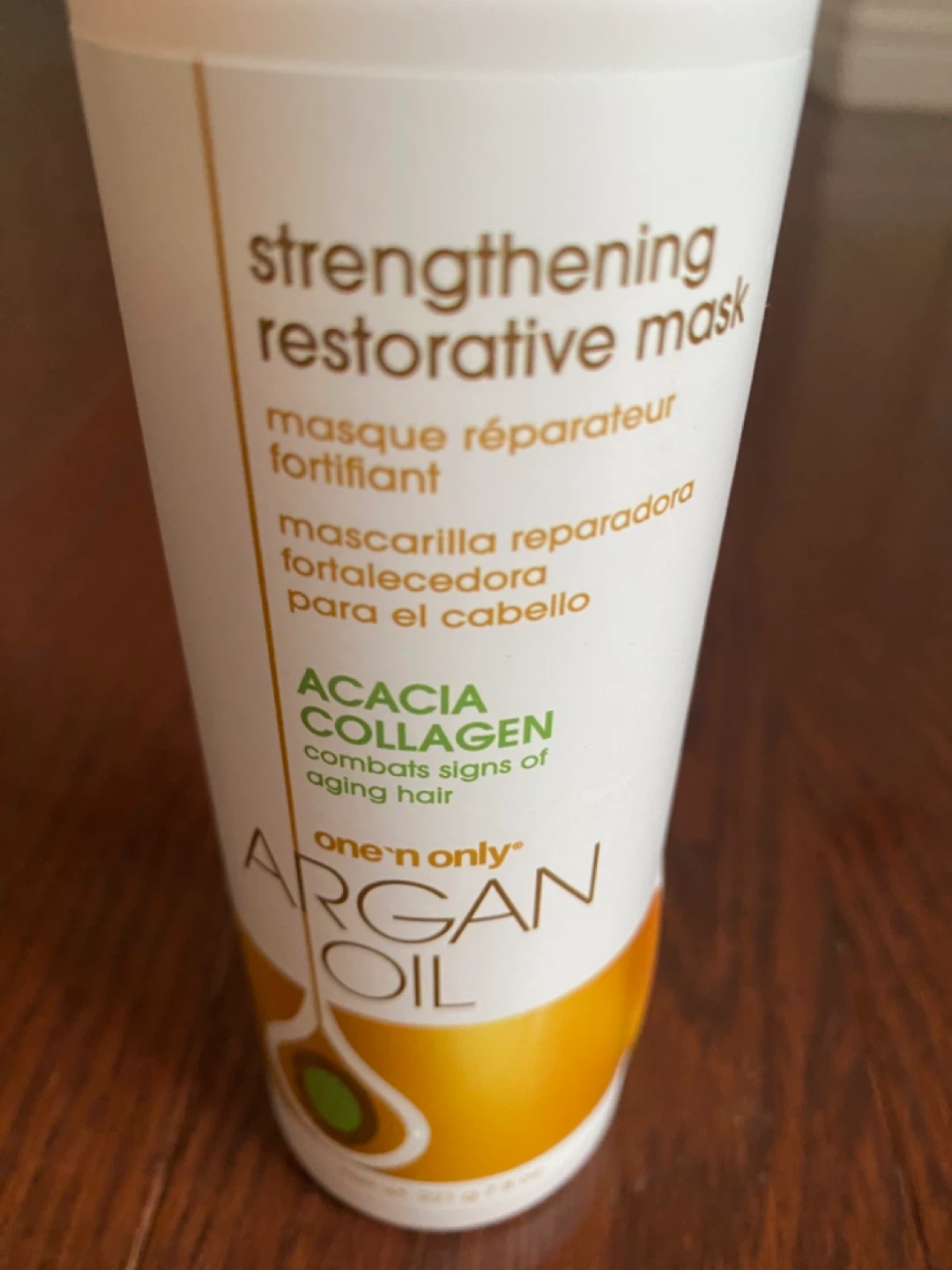 Argan Oil Strengthening Restorative Hair Mask 8.5 oz - photo 2