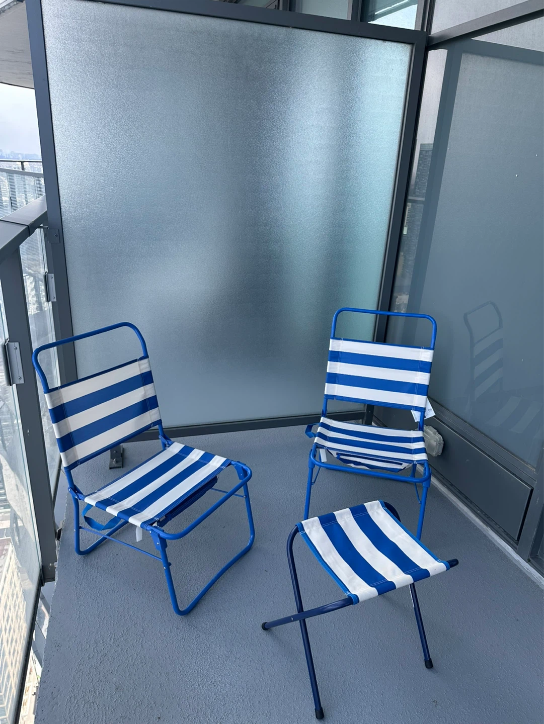 Folding Chairs (Set of 2 and table)