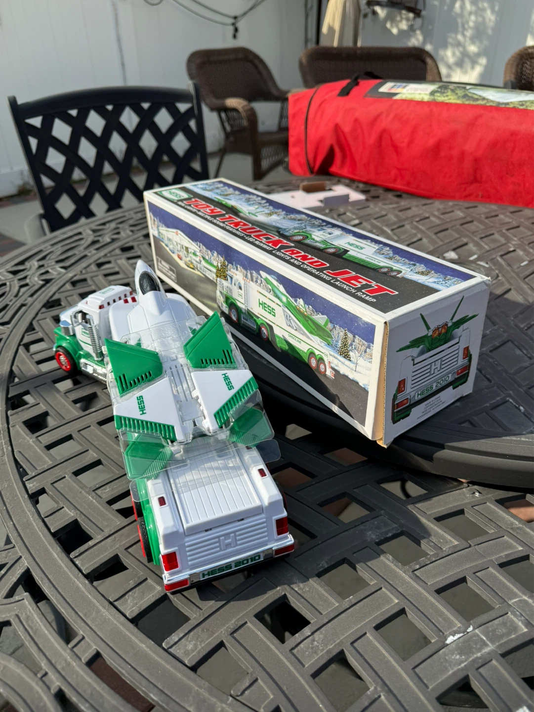 Hess Toy Truck and Jet