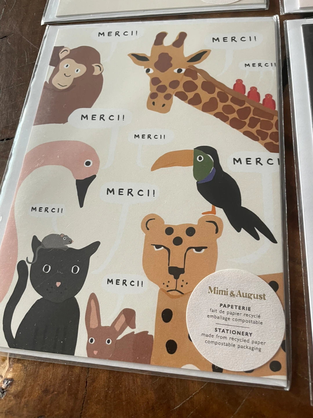Mimi & August French Greeting Cards Assortment of 6 NEW - photo 4