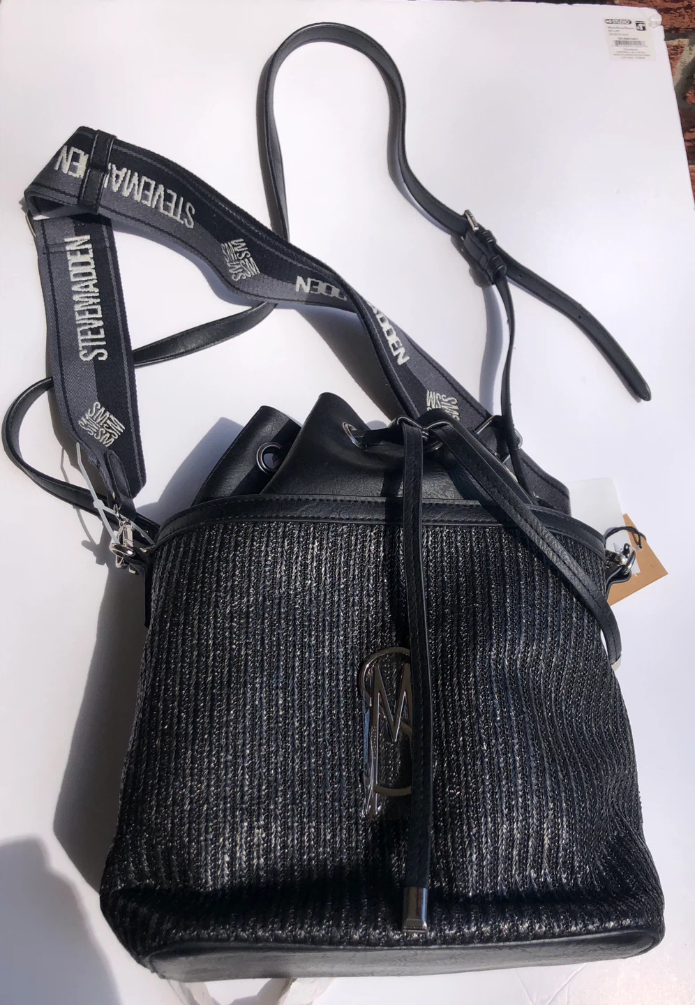 Steve Madden  black crossbody bag