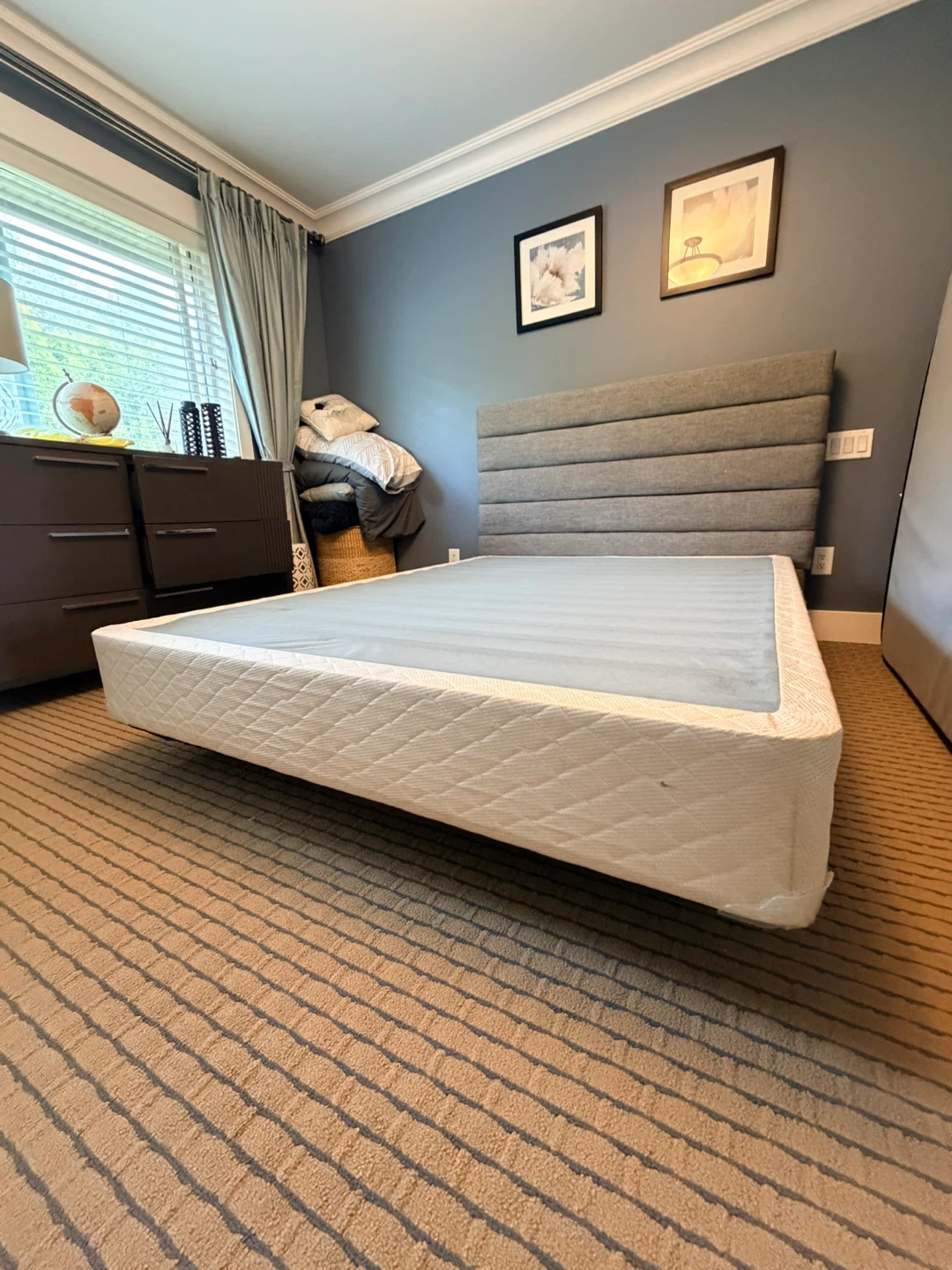 Queen Headboard and Box Spring - photo 5