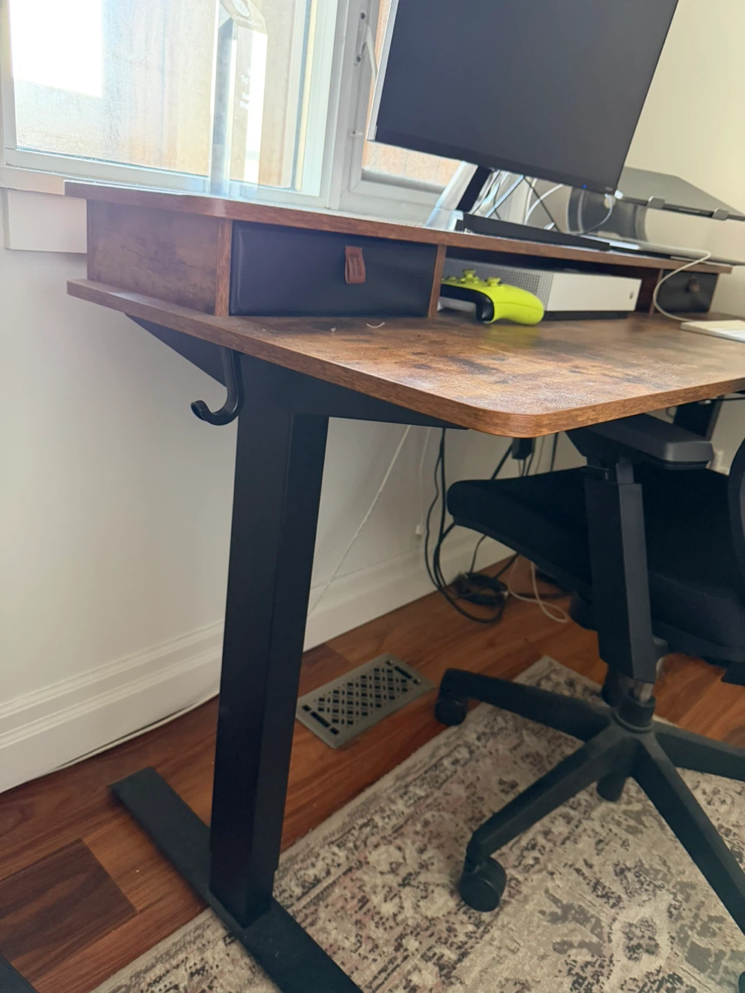 Wayfair sit to stand adjustable desk with Drawers - photo 3