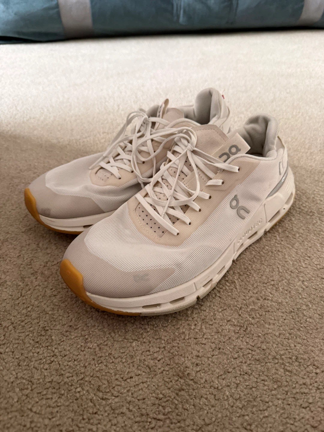 On Cloud White Running Shoes