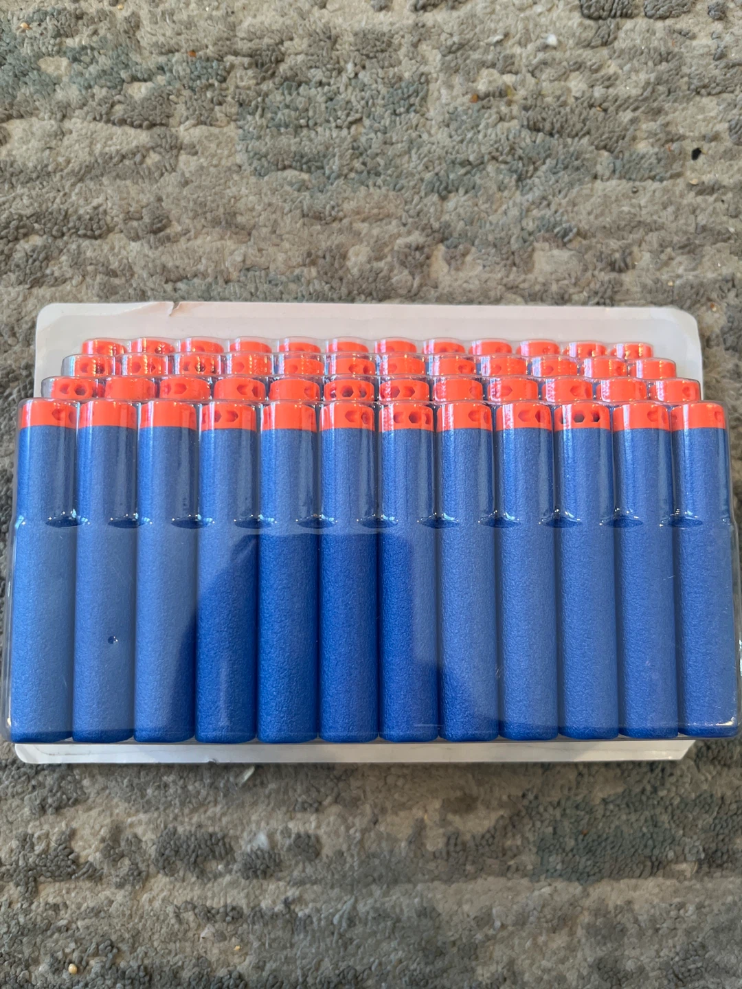 50 Blue and Orange Foam Darts
